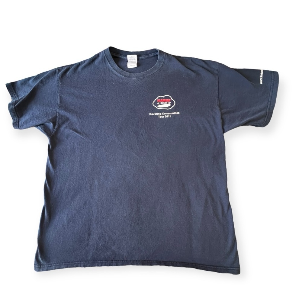 Farmer’s Airship 2011 tour shirt, Gildan, cotton, size XL